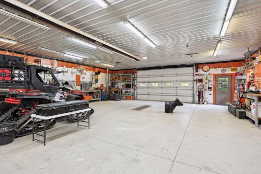 Larger half of the shop has A/C and Heat!