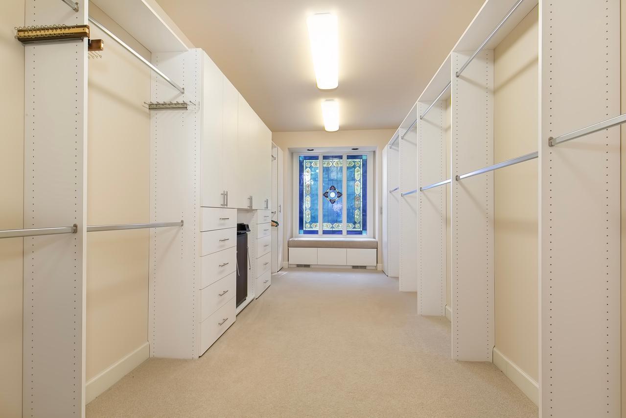 Primary huge walk in closet