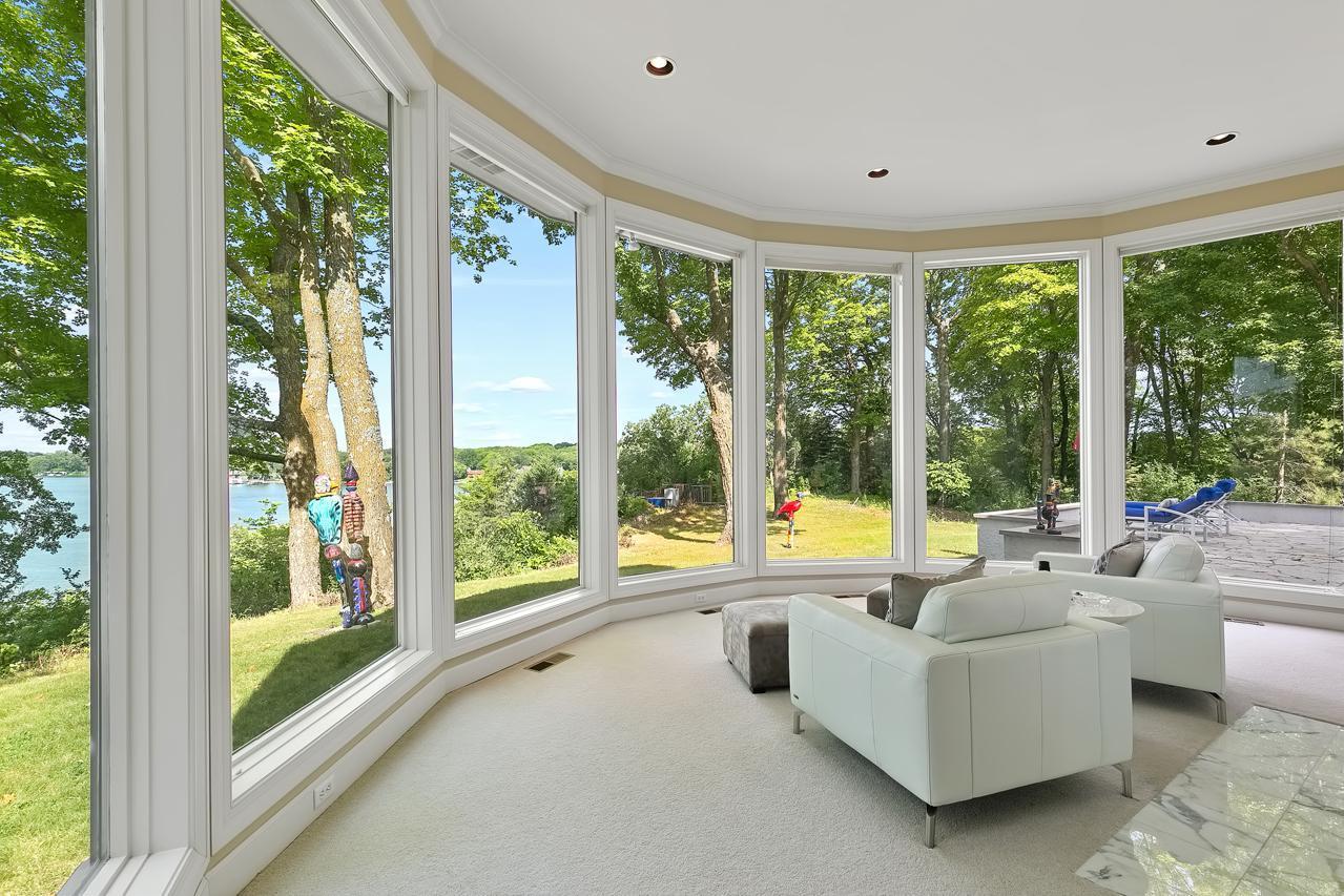 Sunlit picture windows