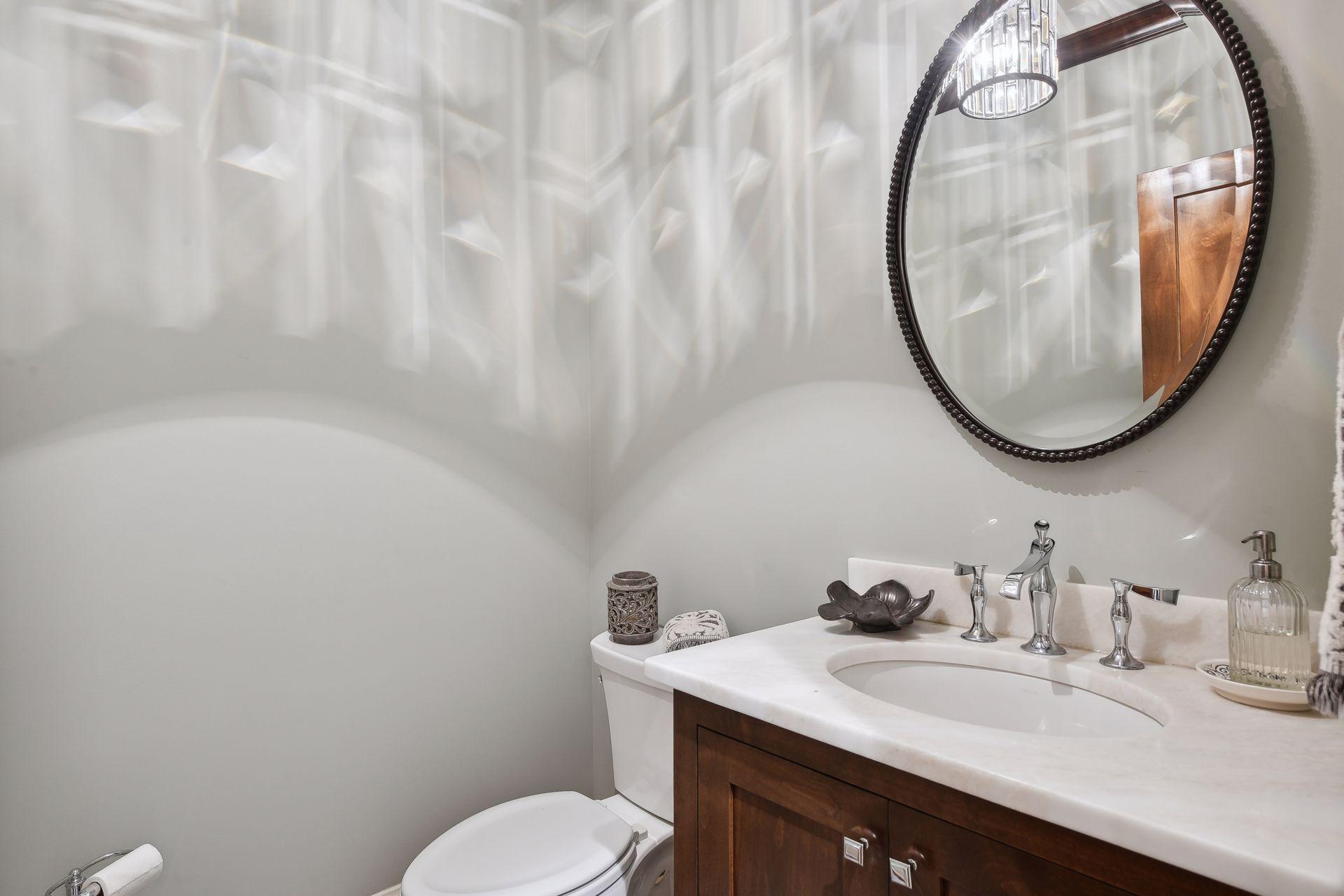 Main floor powder room