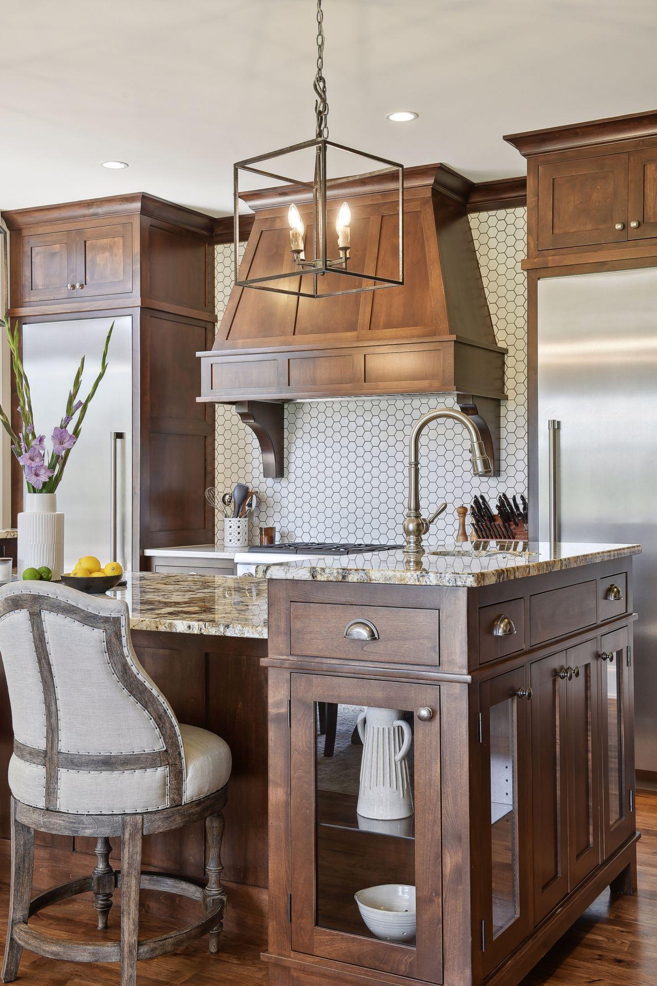 Instant cold/hot water system with Kinetico filtration and large walk-in pantry