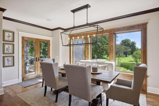 Seperate dining area with access to screen porch