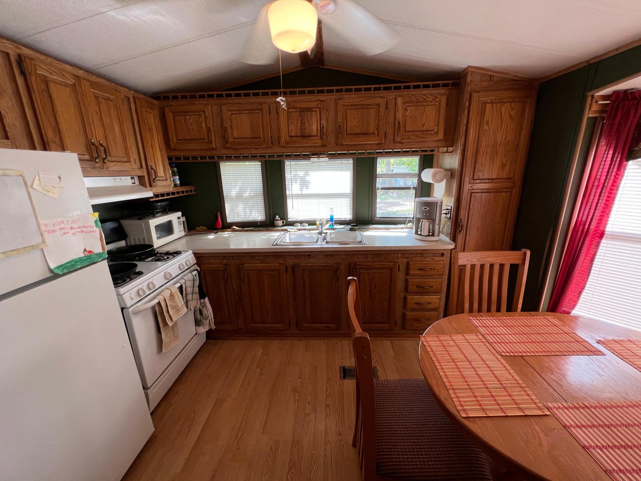 A look at the kitchen.