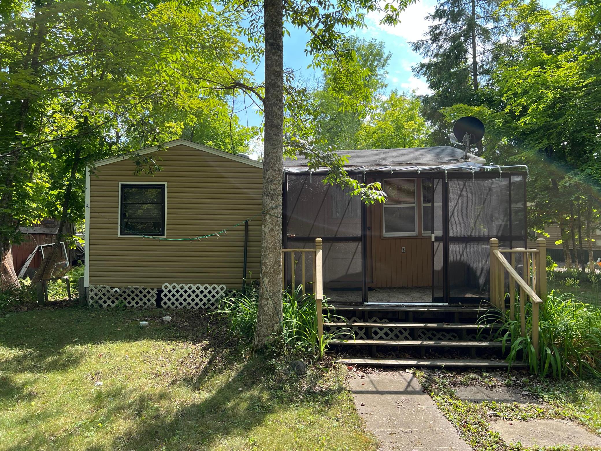 One more look at the exterior from the back yard.