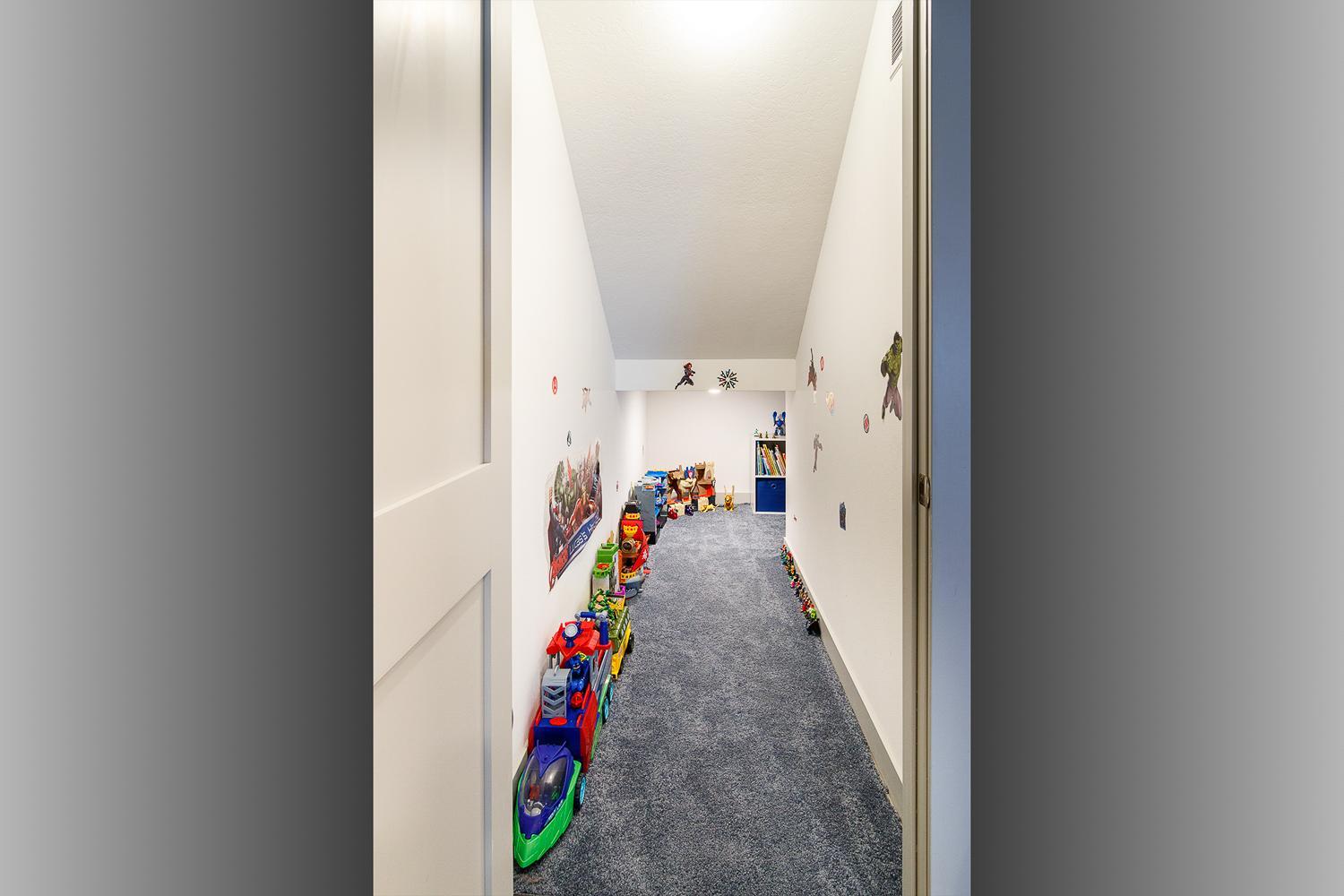 Under stairs play cubby