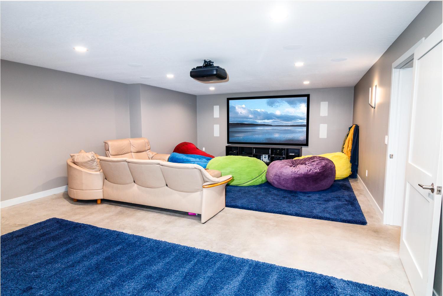 Sound proof media room