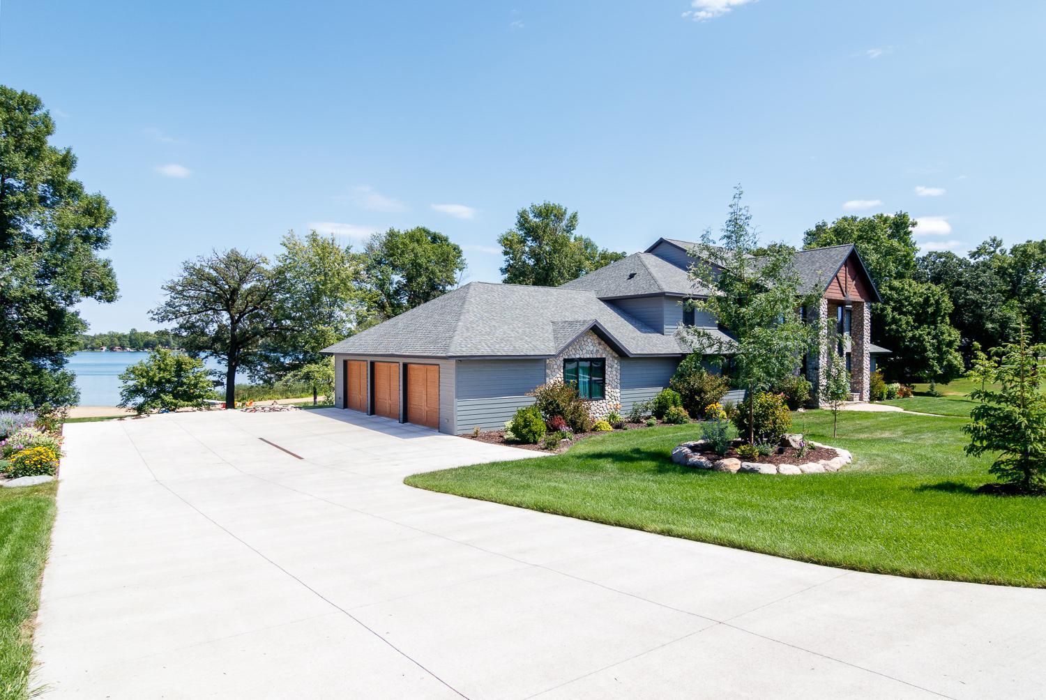 Massive driveway offering ample parking