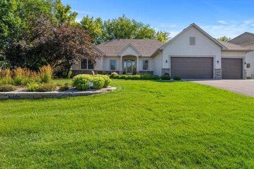 Front view of the home