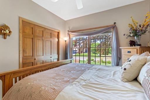 Bedroom has a large closet and is located on the opposite side of the house from the primary bedroom allowing for privacy.