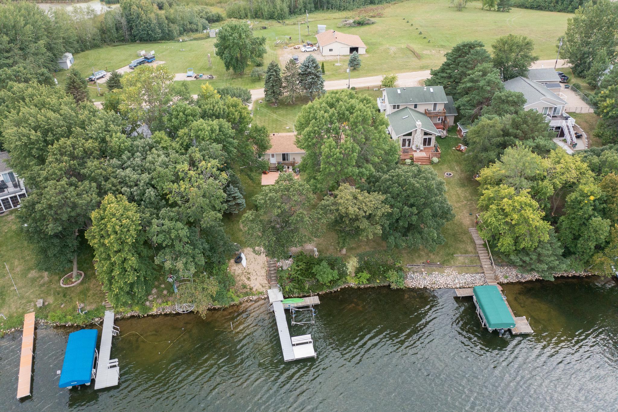 Aerial view of property