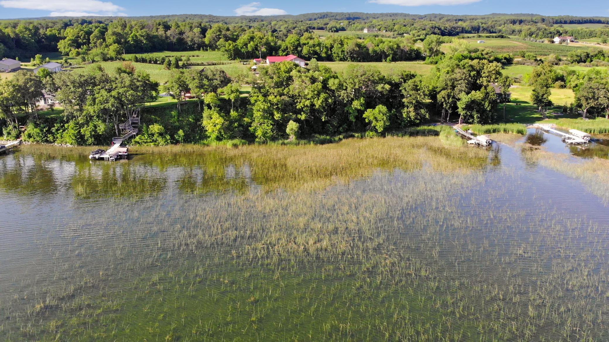 Aerial shoreline