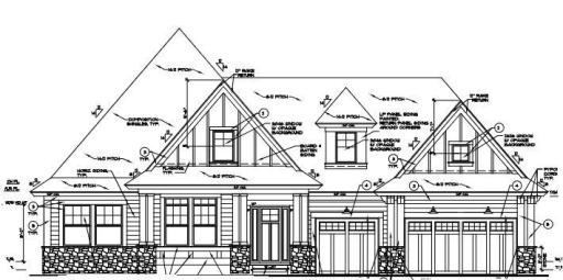 Welcome to the Riviera! This amazing home is situated in a prime spot where the golf course is visible, but between holes #4 and #5 so not in the middle of an area that gets much play. Dramatic and beautiful exterior color pkg w black soffit/fascia!