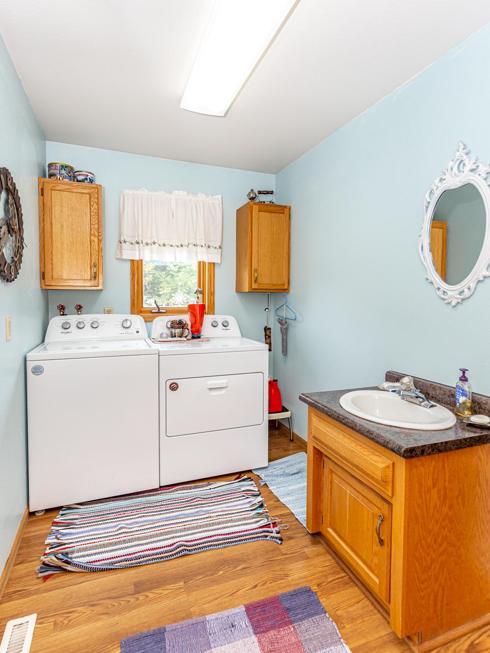 laundry room with sink
