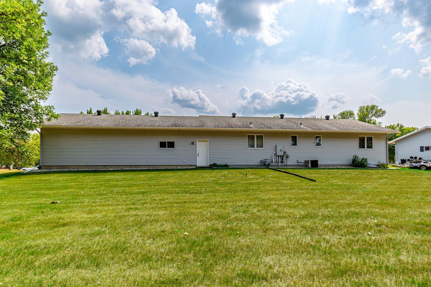 Large backyard