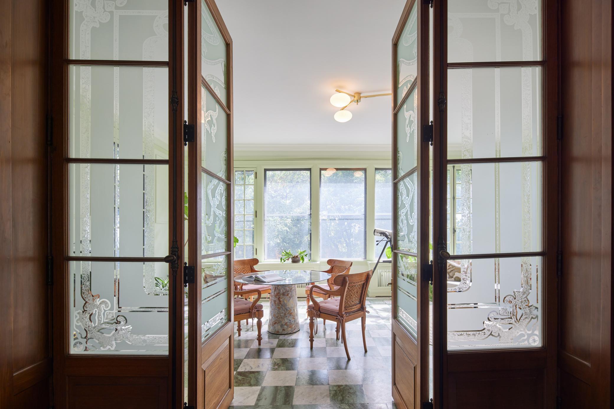Incredible Etched Glass Doors