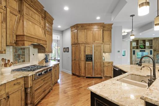 Alternate view of this stunning space - so much attention to detail throughout the kitchen, AND the entire home!