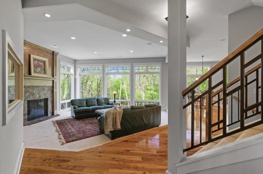Absolute wall of floor to ceiling windows with sunny western exposure!