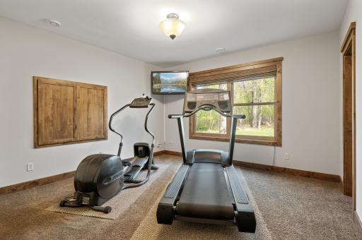 5th bedroom situated on the lower level - would make a great exercise room or office too!
