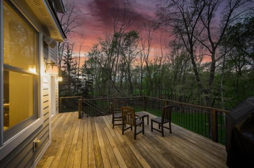 Tons of wonderful outdoor spaces to enjoy the sunsets and sunrises!