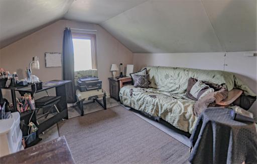 Upstairs office area