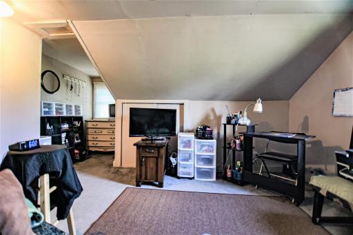 Upstairs office area