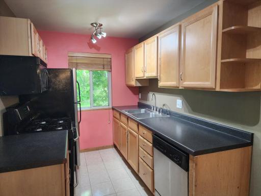 Updated appliances and counter tops.