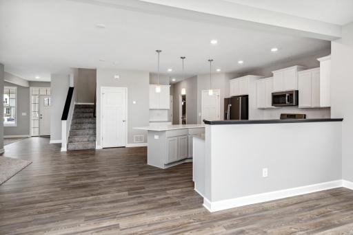 Open Design is perfect for entertaining! Colors and options may vary.