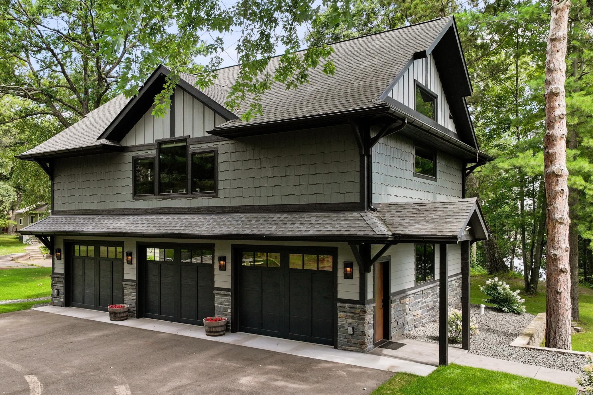 30x40 detached garage with living quarters above.