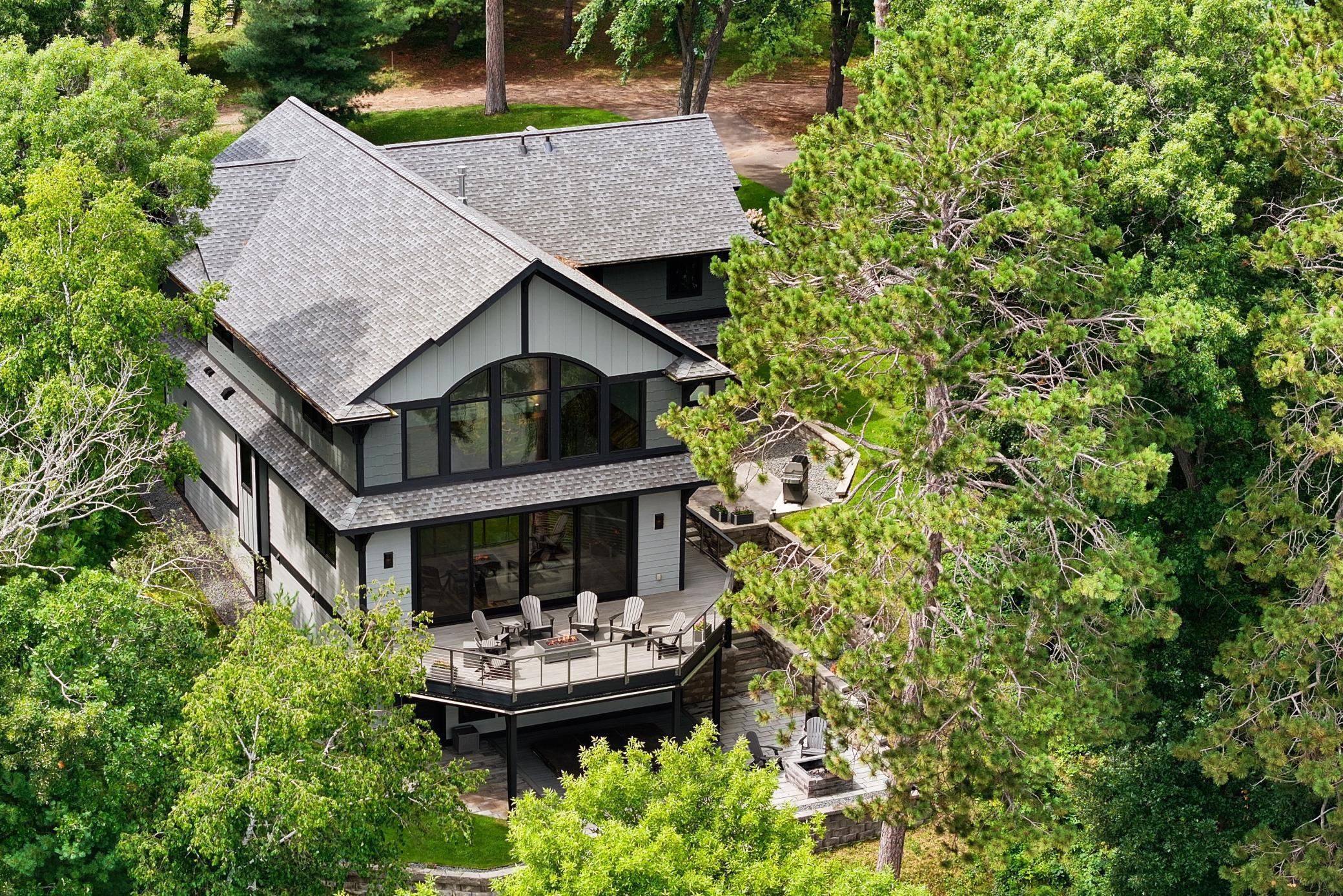 This walk-out home is positioned perfectly to allow an easy access out of the lower level and a perfect deck setting overlooking Upper Gull Lake.