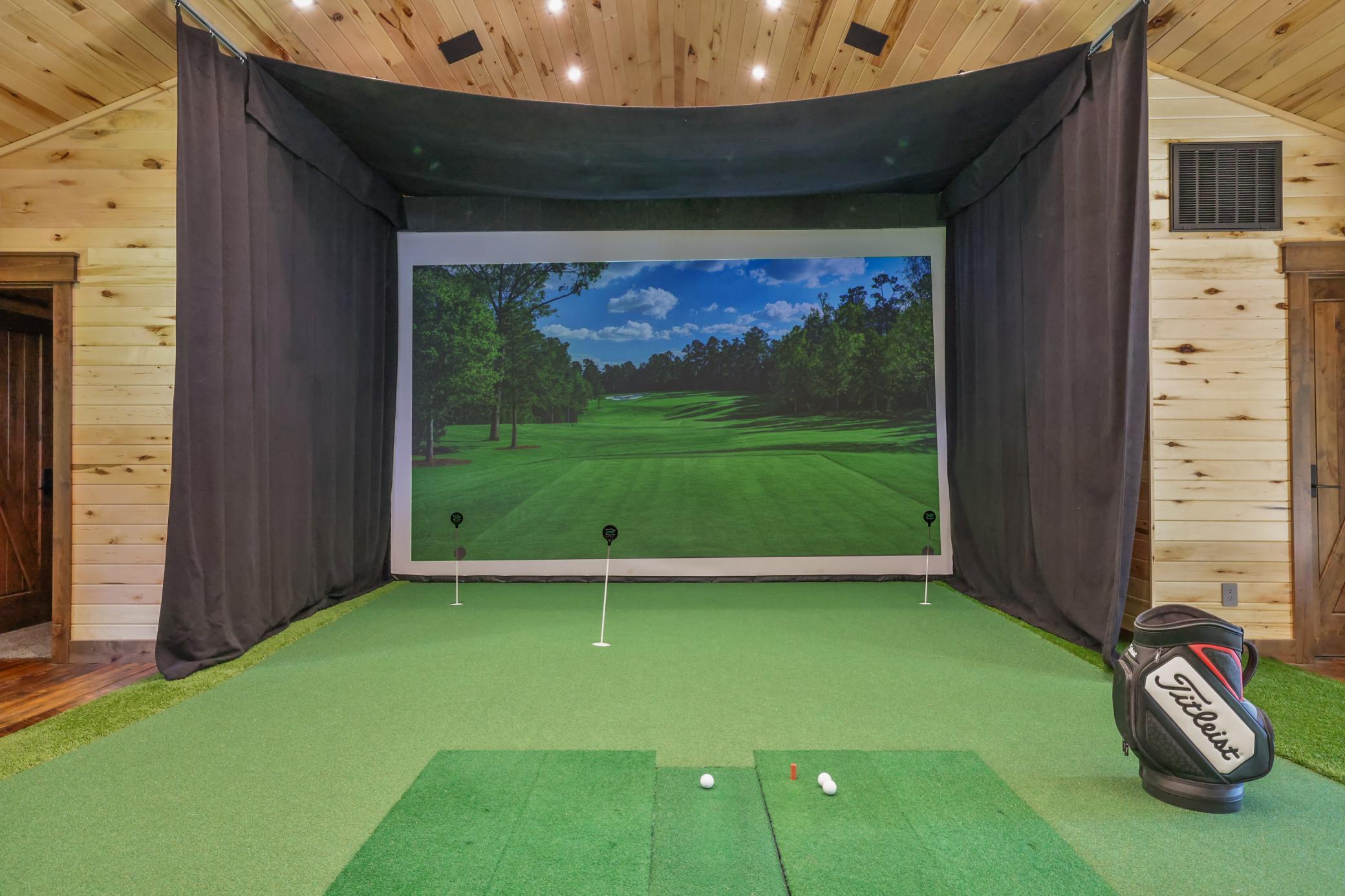 The perfect space for working on your game or entertaining.