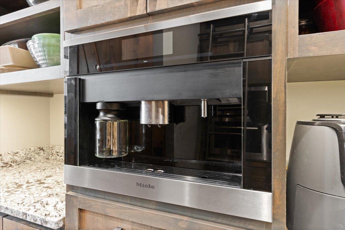 Miele Coffee/Espresso Machine in the Butler Pantry.