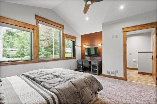 On-Suite Upper Level Bedroom with Walk-In Closet