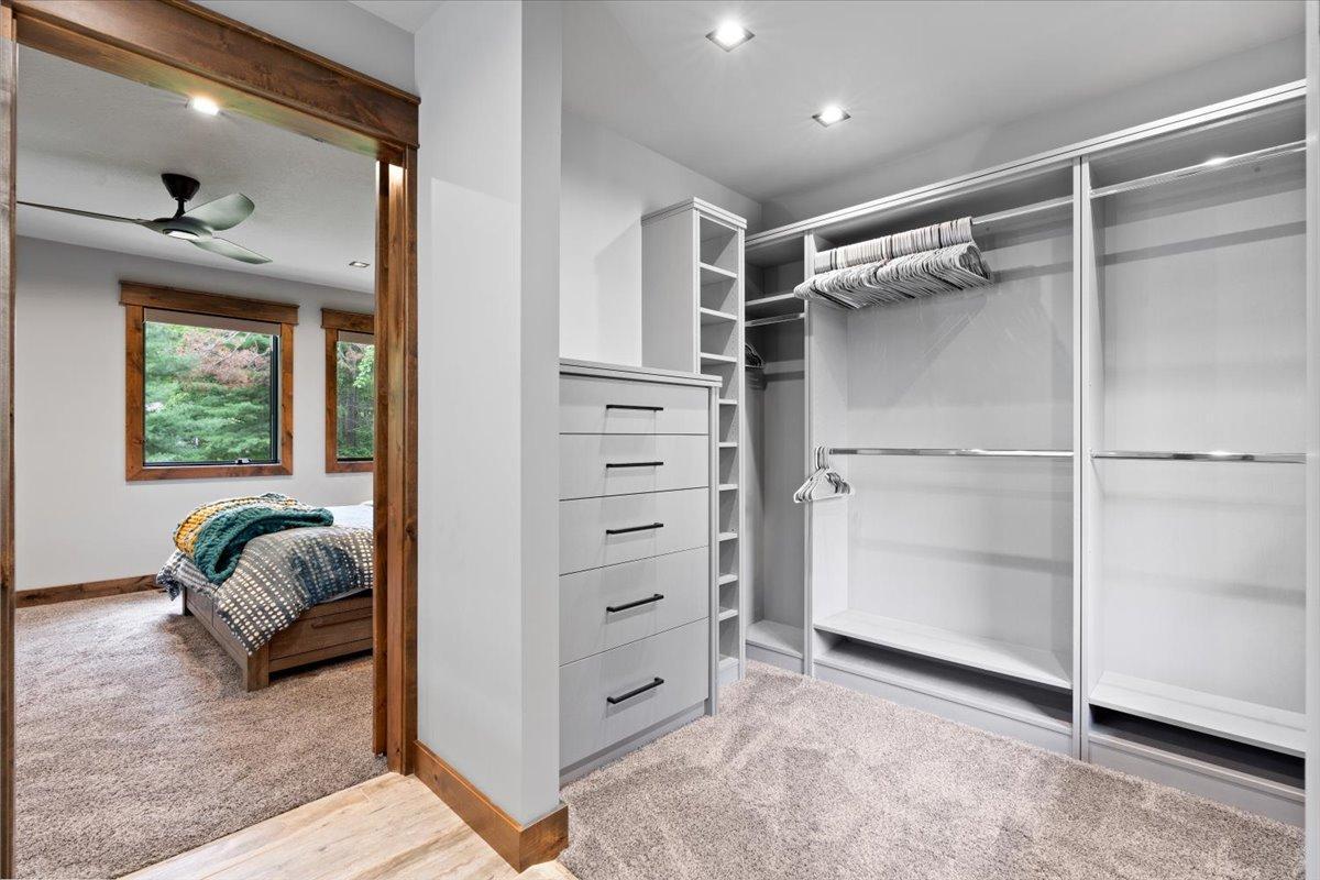 Jack and Jill bathroom shared by 2 upper level bedrooms.