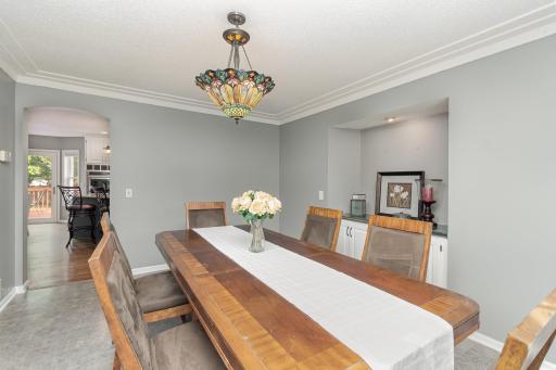 Separate dining for special occasions or extra seating for large gatherings.
