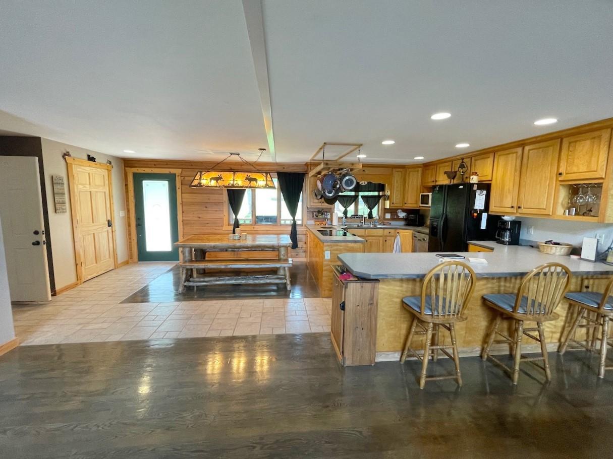 Large Kitchen and Dining Room