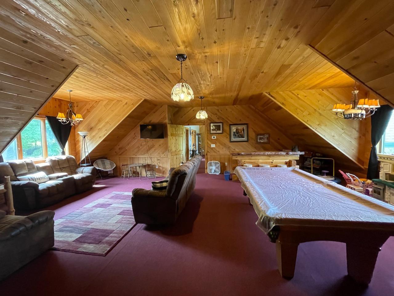 Family Room with Bar Area