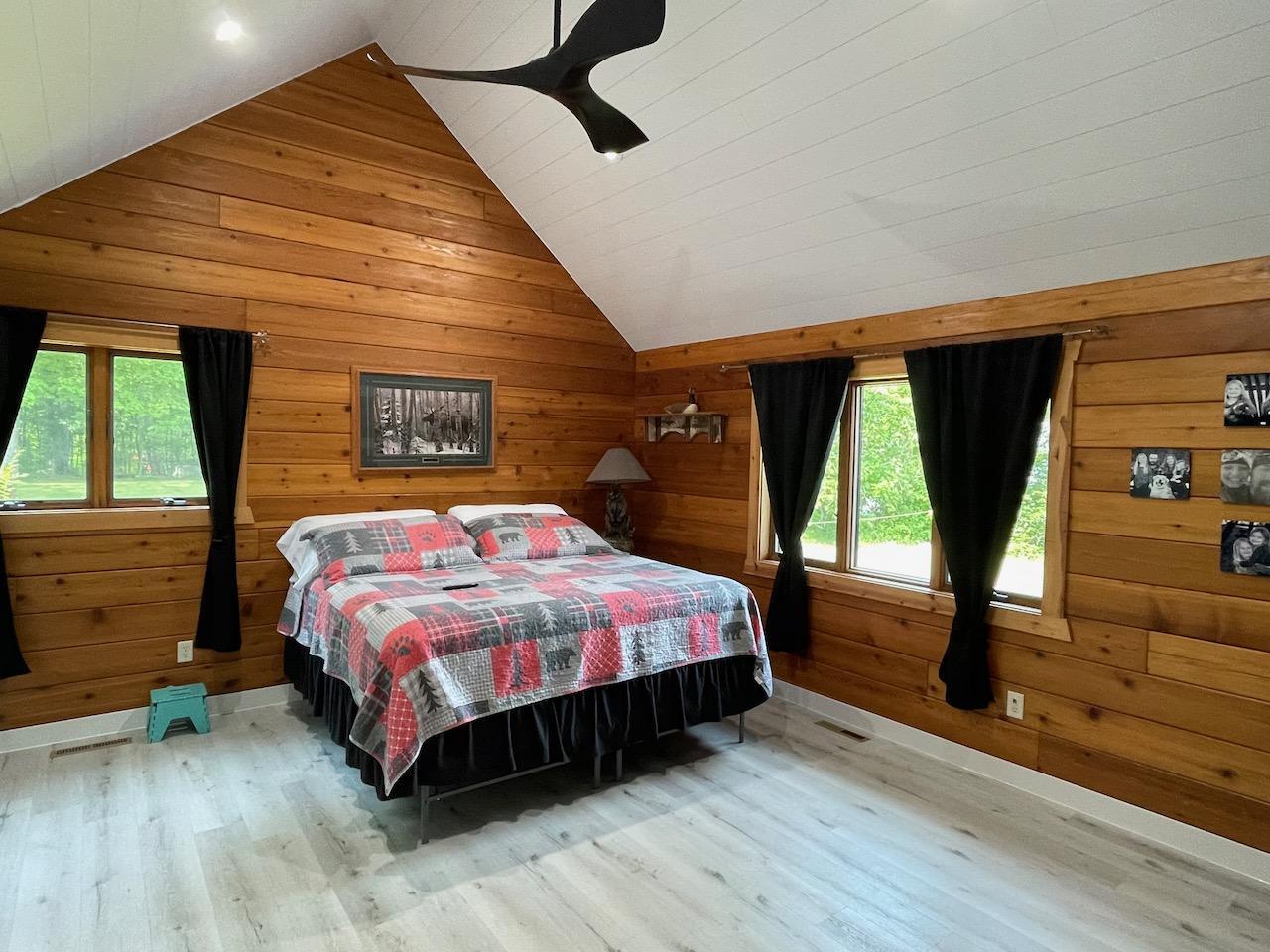 Primary Bedroom with Vaulted Ceiling