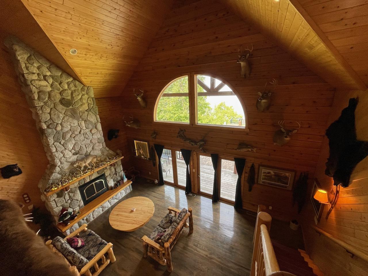 View of Living Room from Upper Level