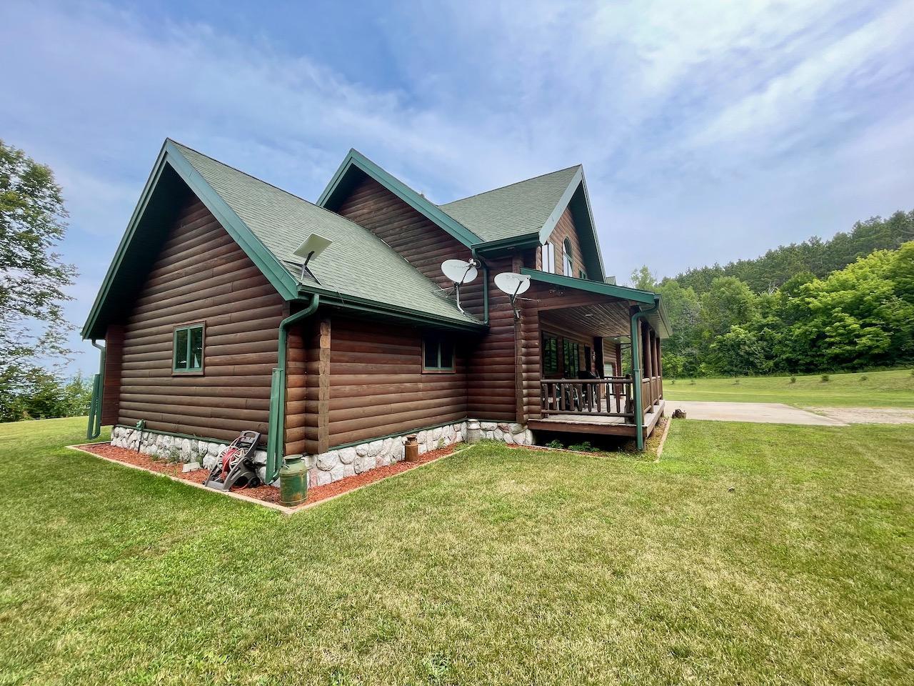 Cedar Log Siding