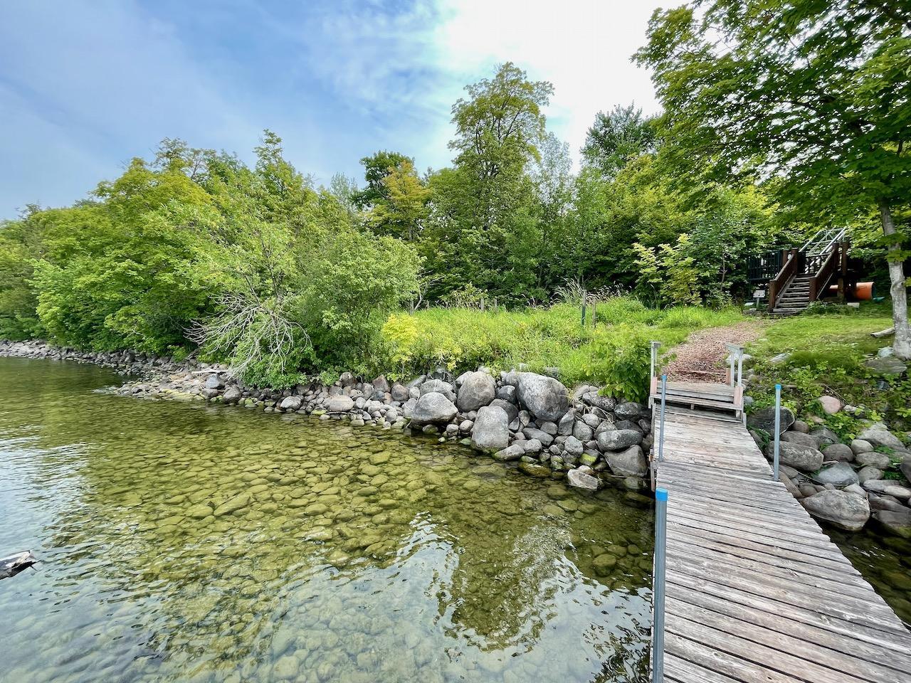 Nice Rock Shoreline and Deck