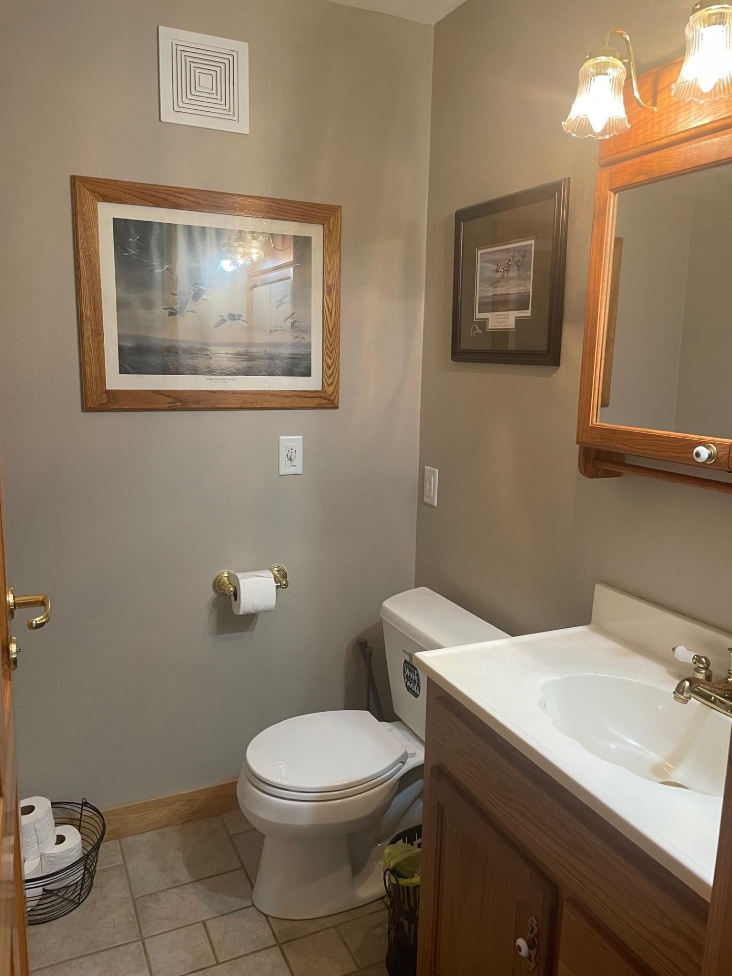Half Bath on Main Level