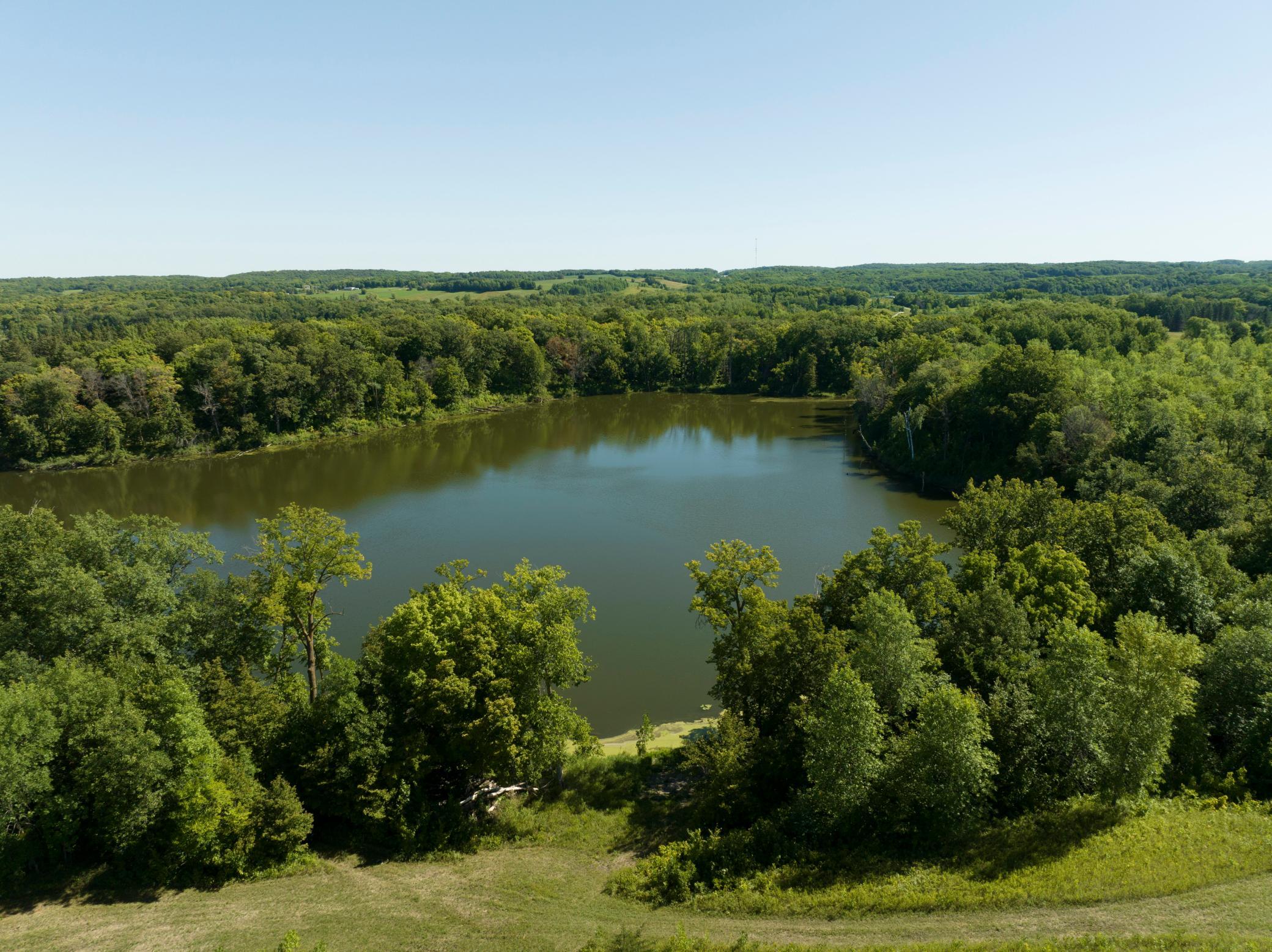 private boat ramp on pond