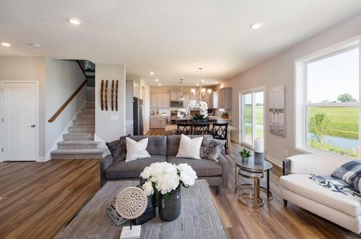 Kitchen cabinets will be WHITE! What a great, and open floor plan! *Please note, photos are of a model, features in actual home will vary. Please contact listing agent for exact specifications.