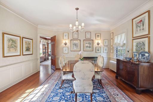 All formal living areas are accessible from the main entry hall for gracious entertaining.