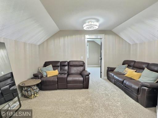You'll find this sitting room in the upper level, there is a bedroom on either side. This is a great spot if you are looking for quiet.