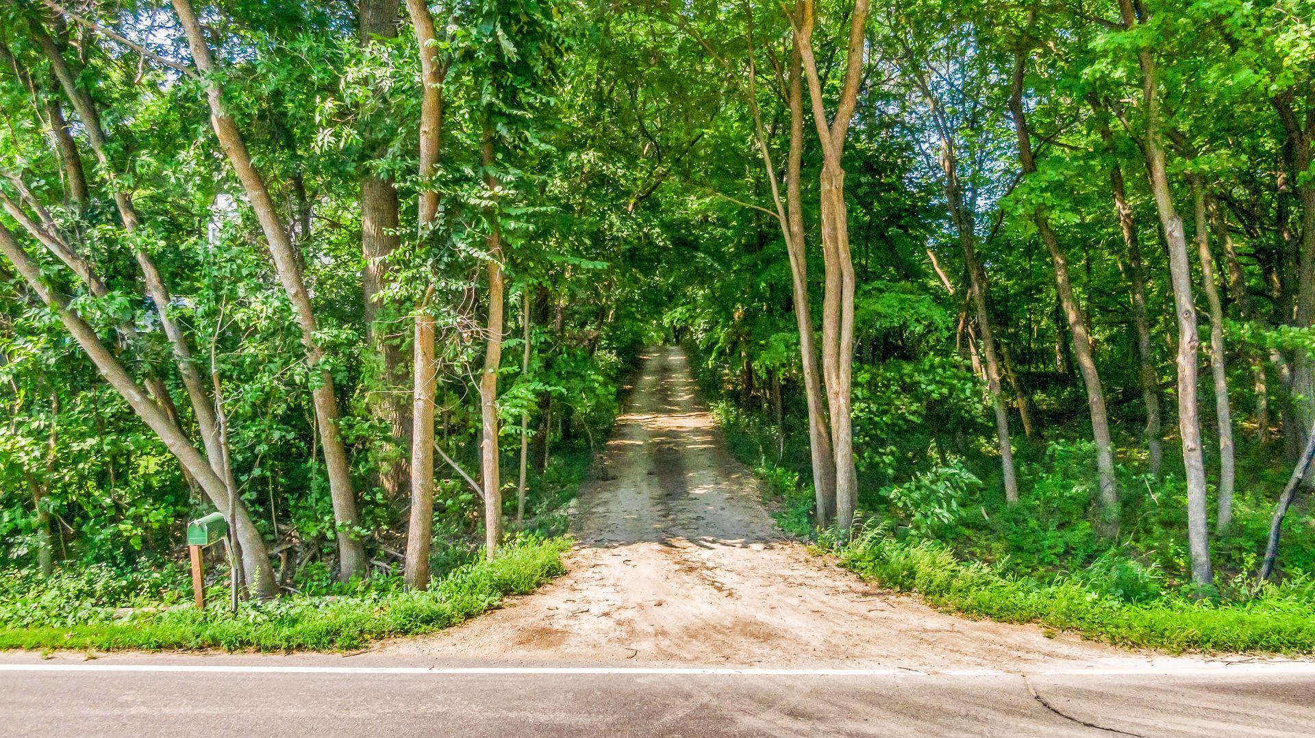 Driveway entrance from Tonkawa Rd.