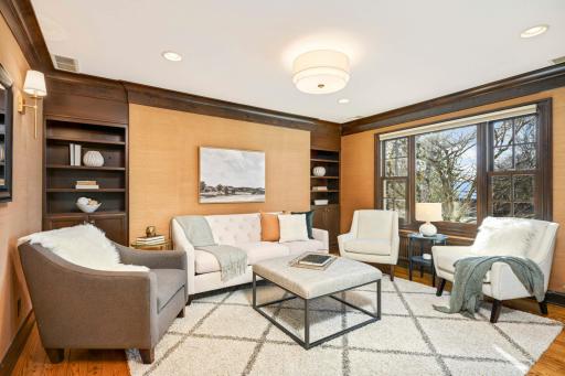 Den / office space. Perfect cozy spot to read, work or watch TV