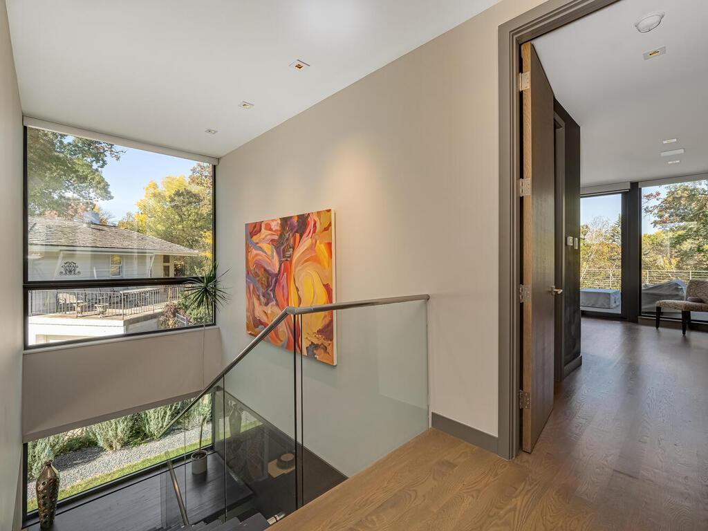 Extensive use of glass baths the home in natural light