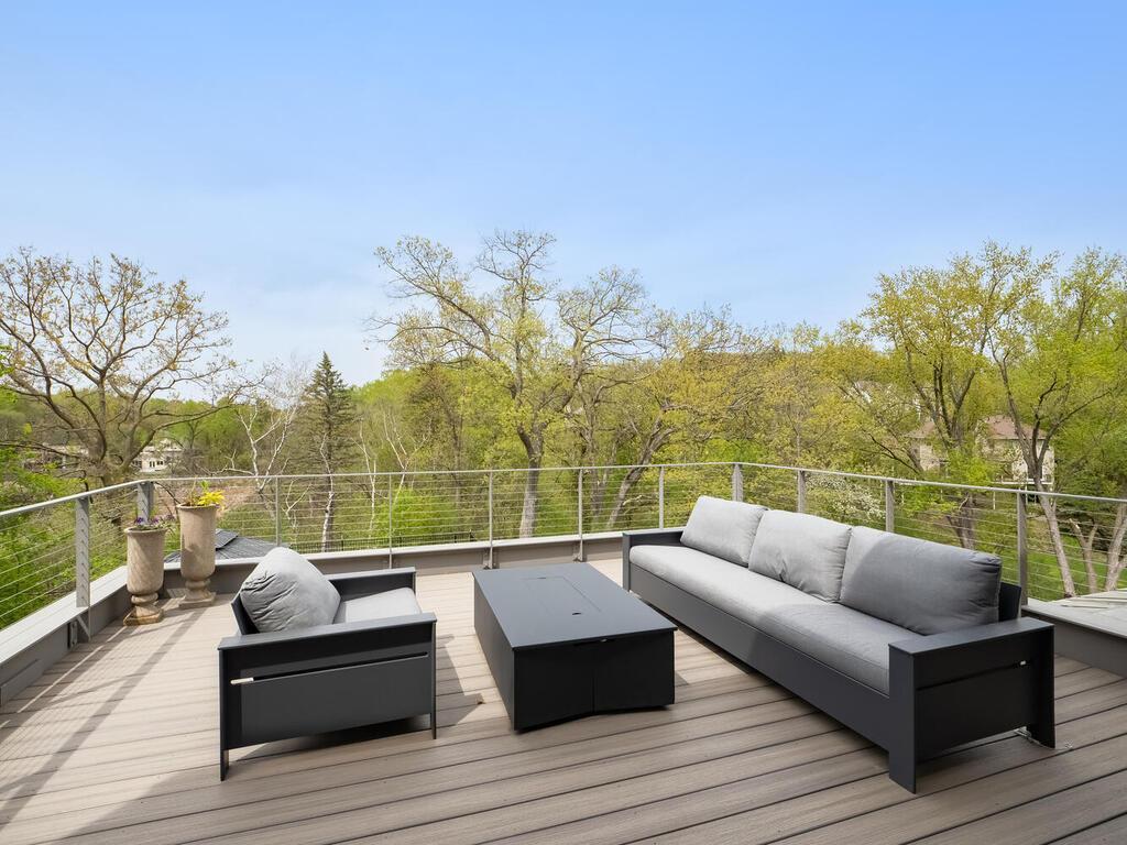 Tree top deck off of Primary Bedroom