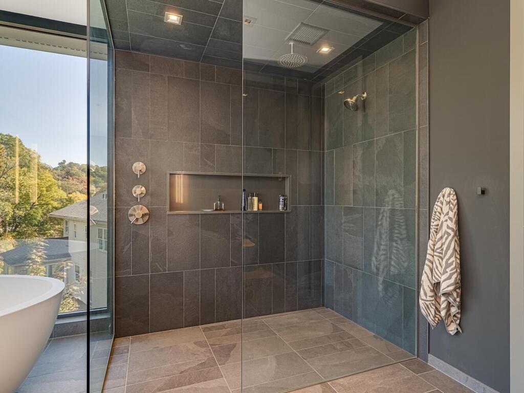 Primary Bedroom walk in shower.